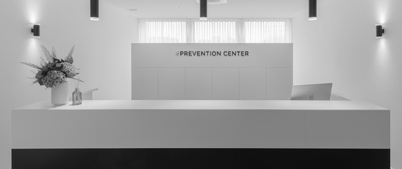 Eingangsbereich Clinic prevention-center für Schönheitschirurgie in St. Gallen